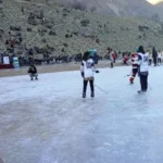 Tournament of ice-hockey Start in Chitral village,Pakistan